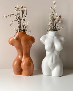 female form body vase