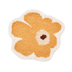 Load image into Gallery viewer, Yellow Flower Shaped Bath Mat Rug
