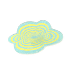 Load image into Gallery viewer, groovy cloud shaped rug
