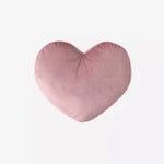 Load image into Gallery viewer, Pink Heart Shaped Velvet Pillow
