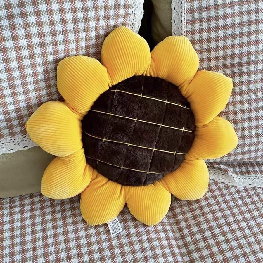 sunflower plush pillow
