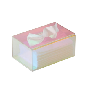 Iridescent Acrylic Tissue Box Cover - Homelivy