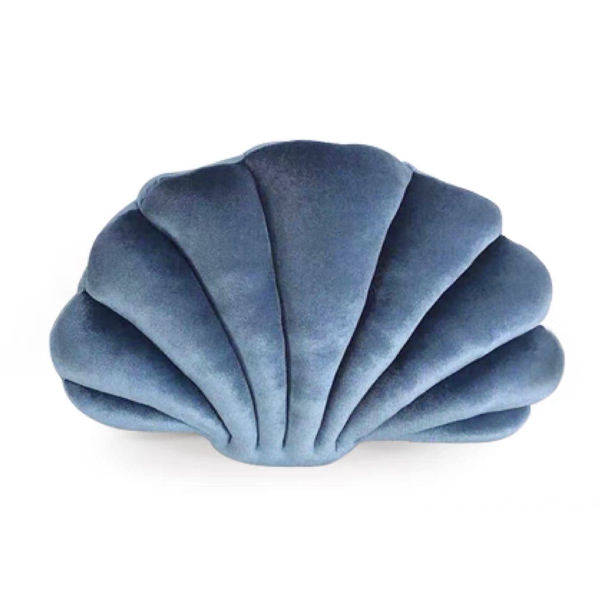 Blue Mermaid Sea Shell Shaped Pillow