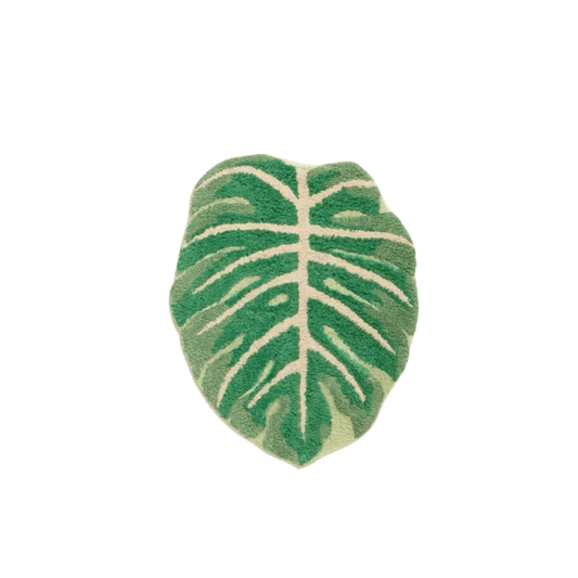 Monstera Green Leaf Rug - Homelivy