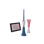Load image into Gallery viewer, Pastel Candle Stick Holder
