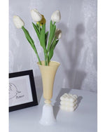 Load image into Gallery viewer, pastel glass candle holder and vase
