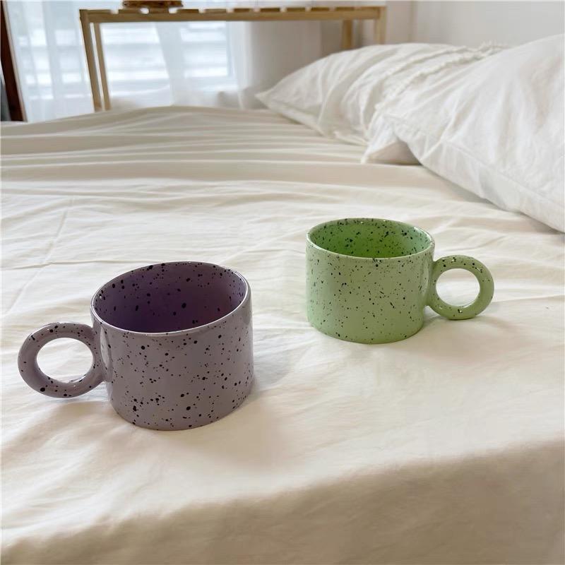 Speckled Pastel Ceramic Mugs