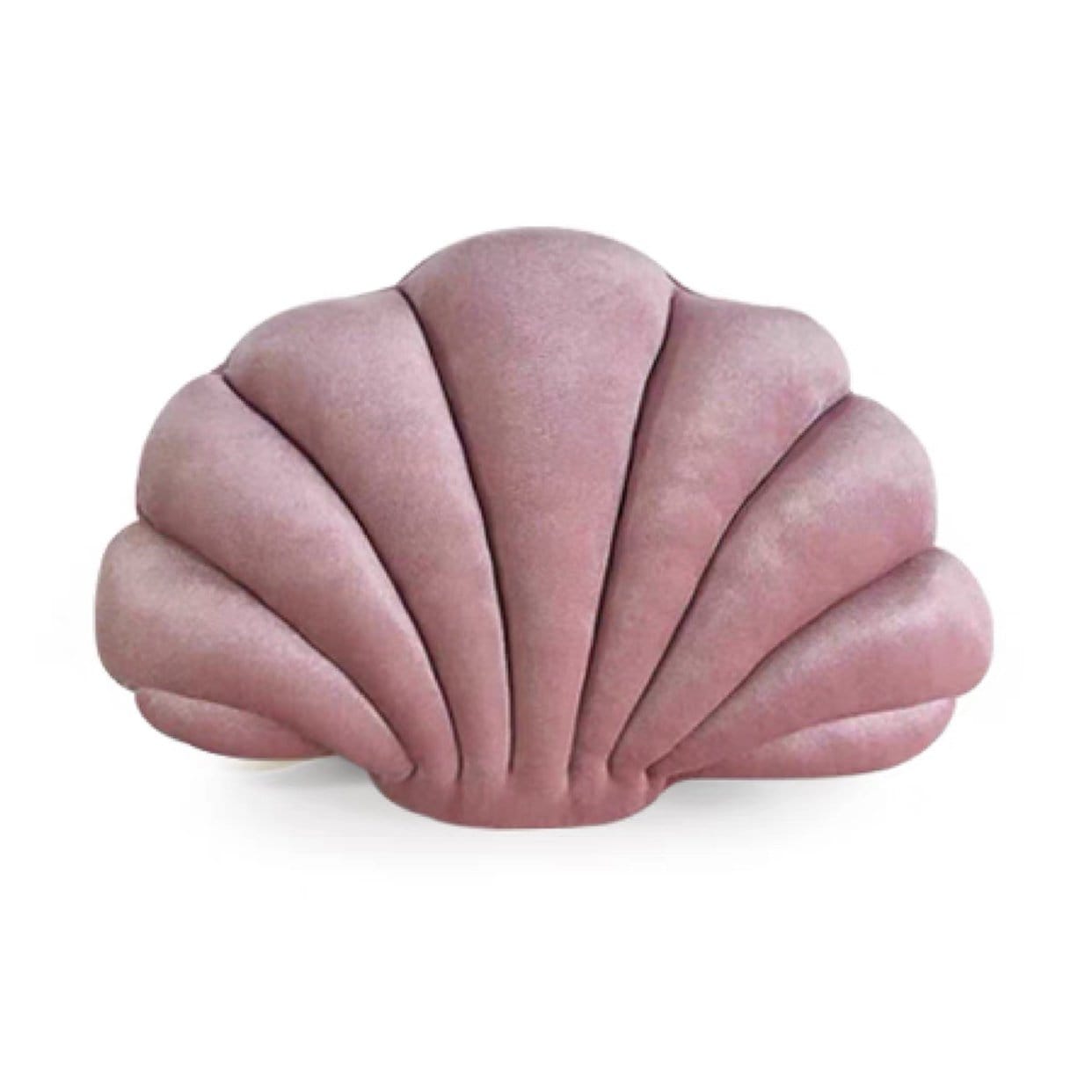 Pink Velvet Seashell Shell Decorative Pillow