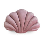 Load image into Gallery viewer, Pink Velvet Seashell Shell Decorative Pillow
