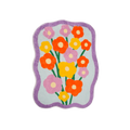 daisy flowers rug