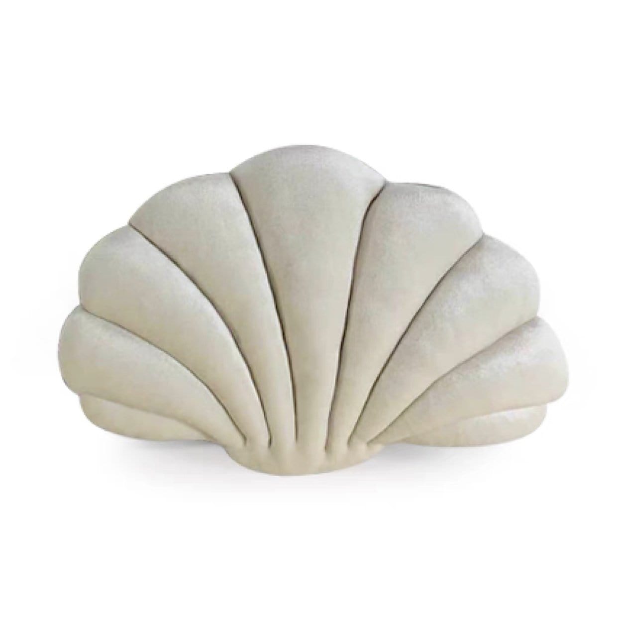 Pearl White Sea Shell Pillow Decorative Cushion