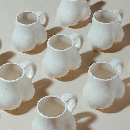 butt shaped mugs