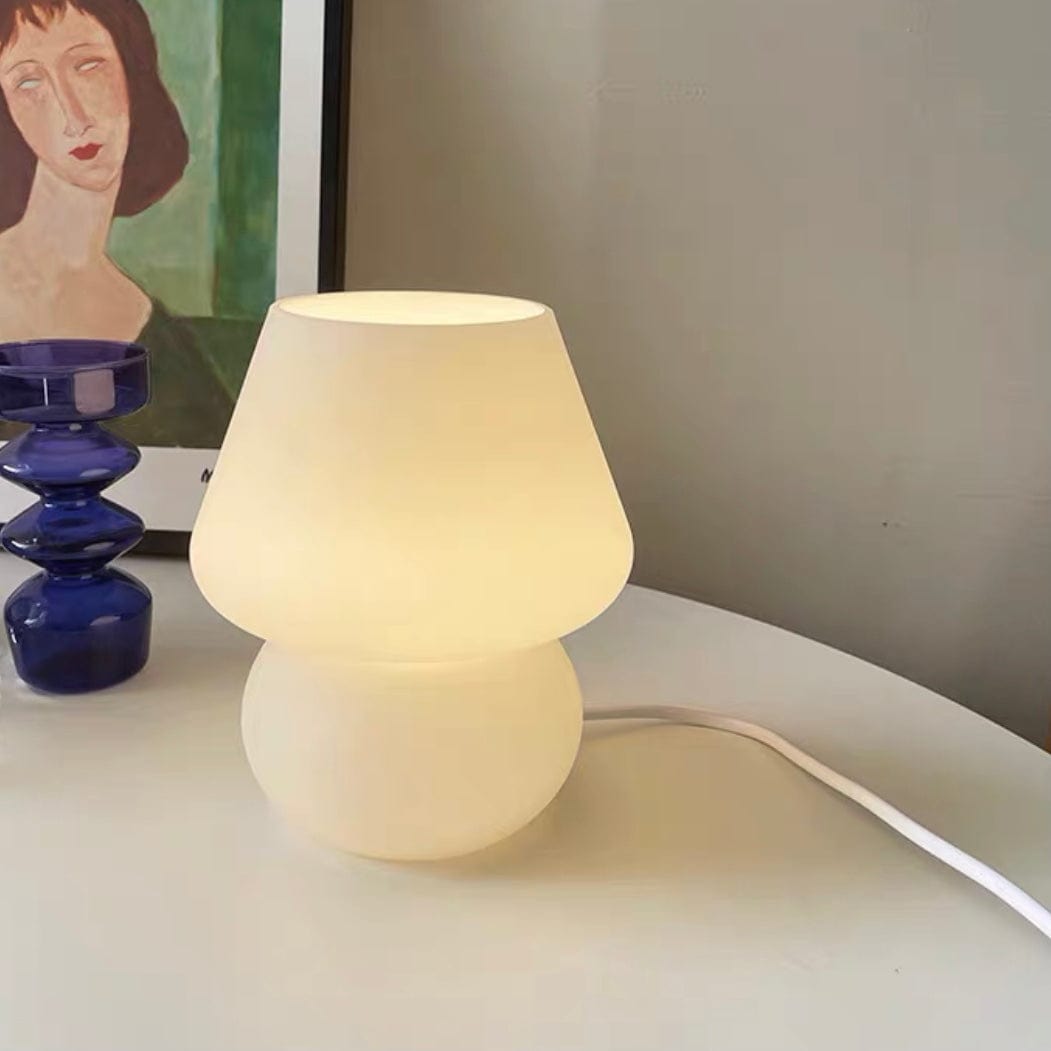 White Mushroom Lamp