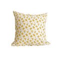 Yellow Floral Throw Pillow Case